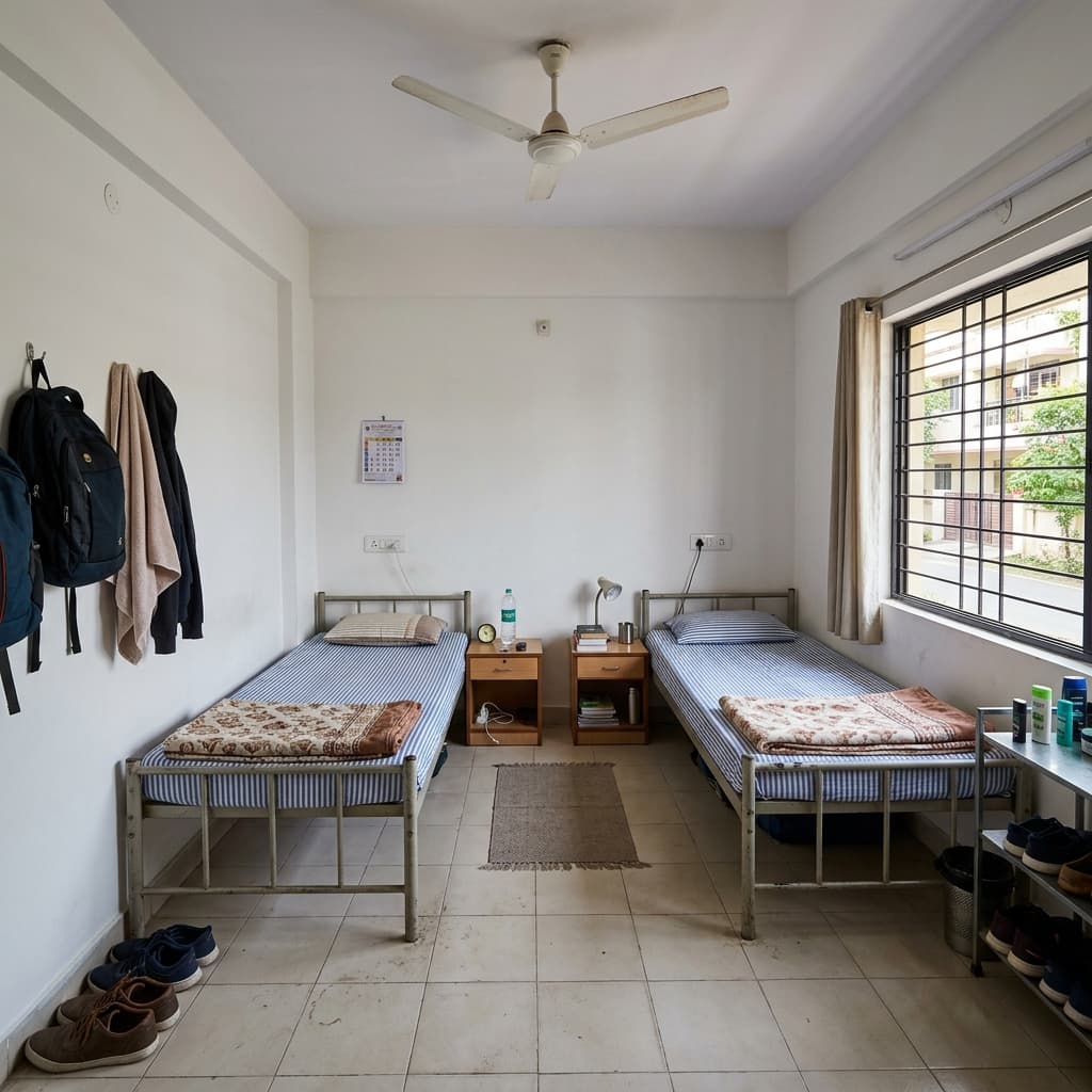 Hostel Bedroom Cozy Setting